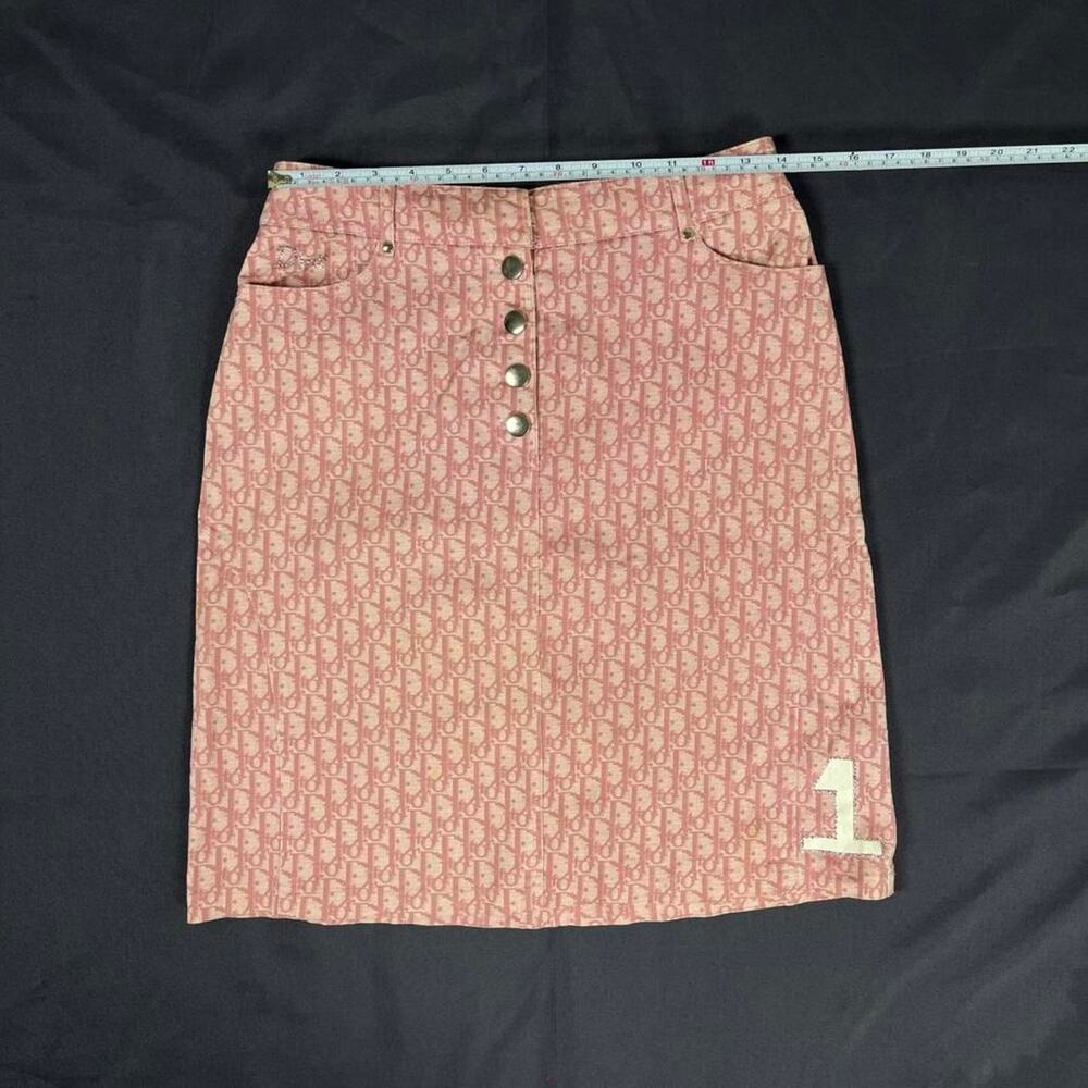 Christian Dior John Galliano Monogram AOP Medium Skirt - Picture 5 of 6